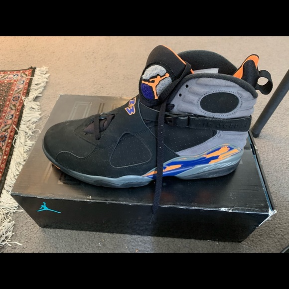 Jordan 8 - sz 11.5 - Phoenix Suns - worm once - Picture 5 of 7